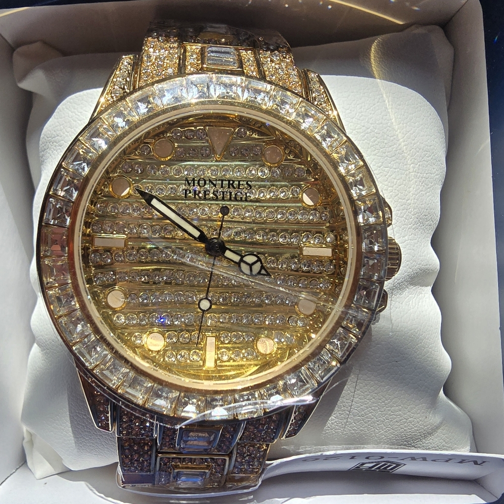 Invicta Montres Prestige Eclat Gold Watch 42mm